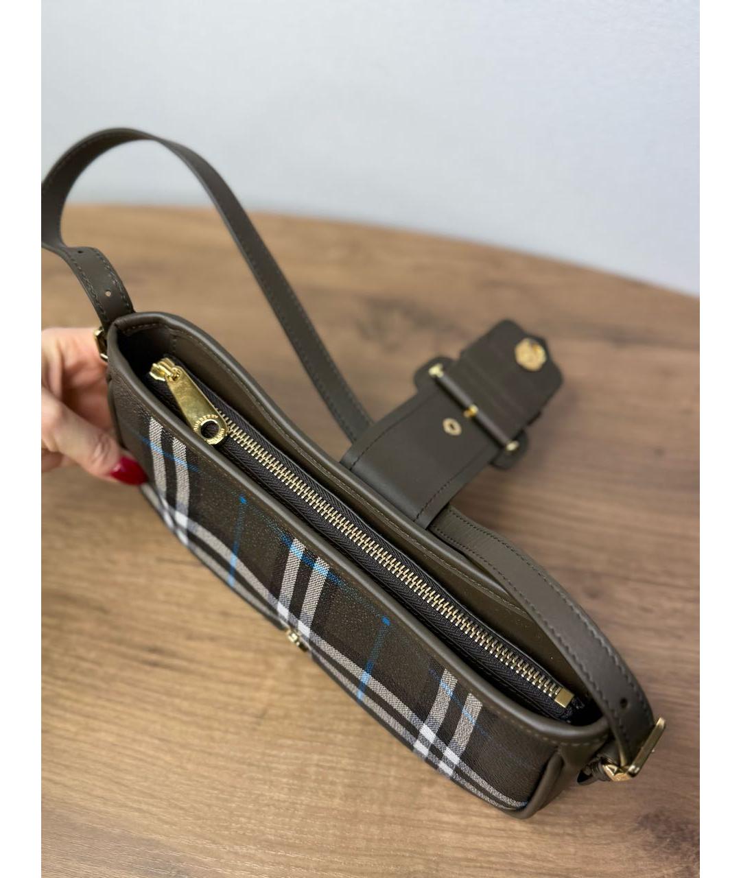 BURBERRY Мульти кожаная сумка через плечо, фото 5
