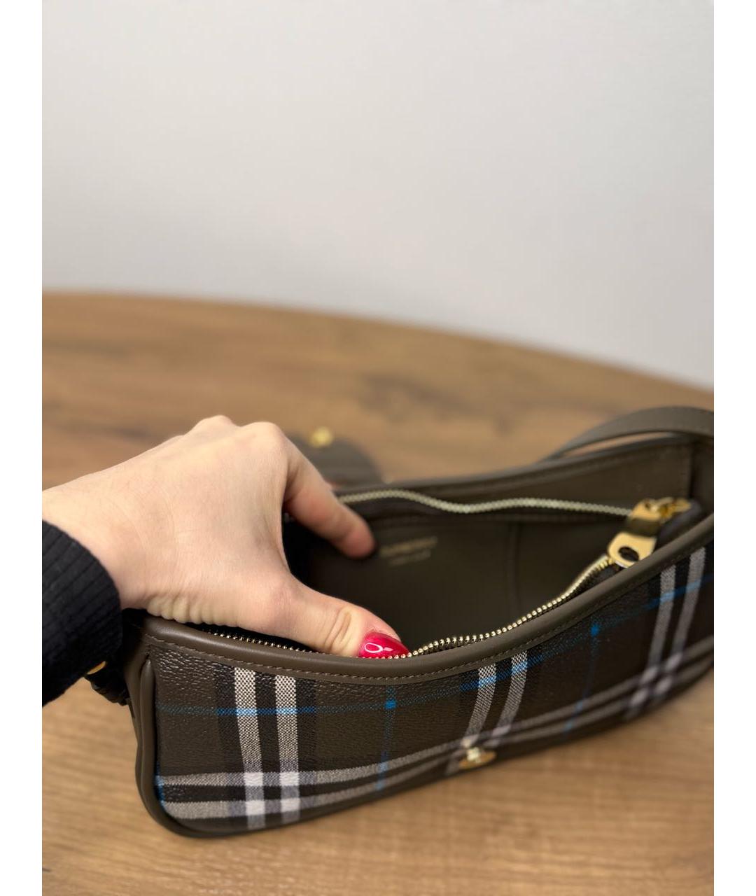 BURBERRY Мульти кожаная сумка через плечо, фото 2