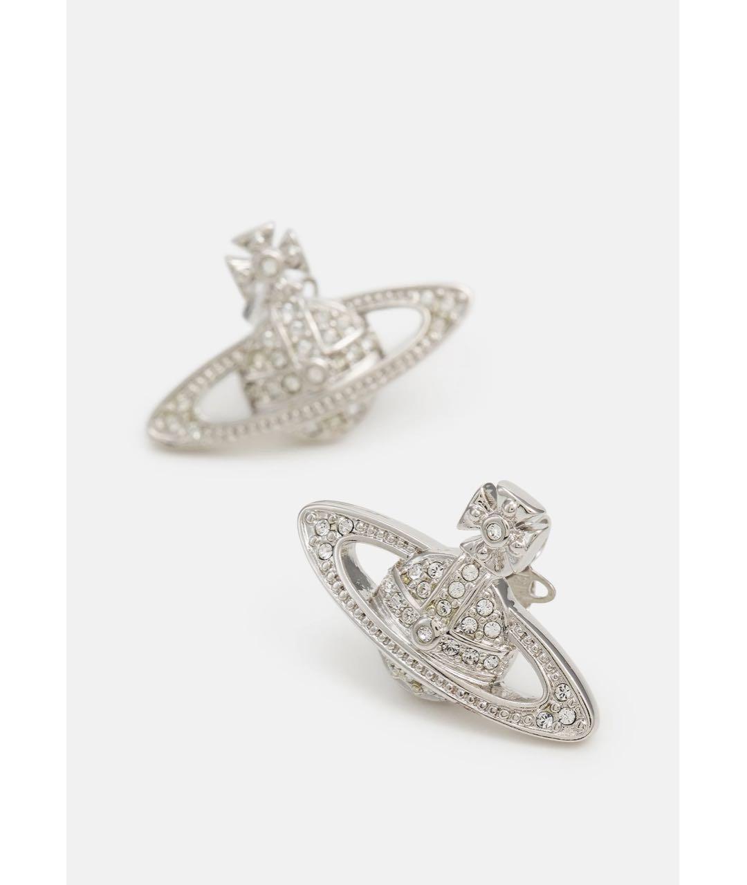 VIVIENNE WESTWOOD Серебряные латунные серьги, фото 3