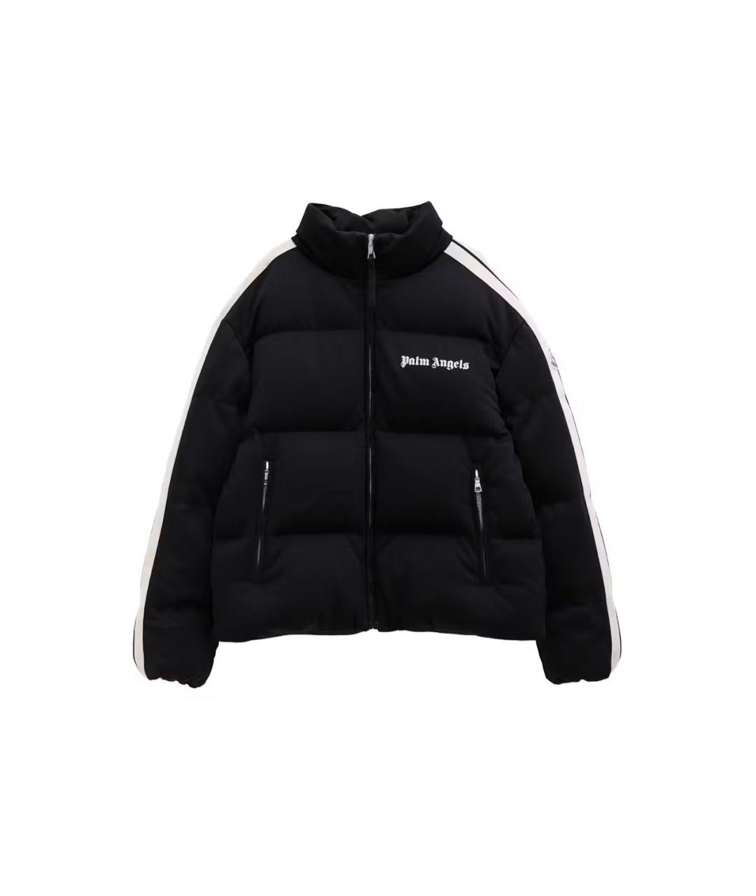 PALM ANGELS Черный полиамидовый пуховик, фото 5