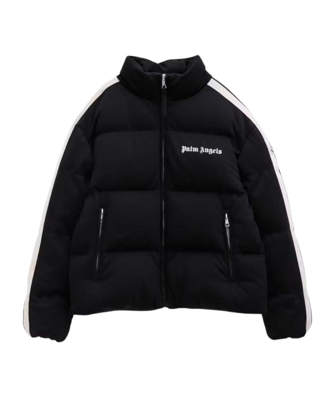 PALM ANGELS Черный полиамидовый пуховик, фото 1