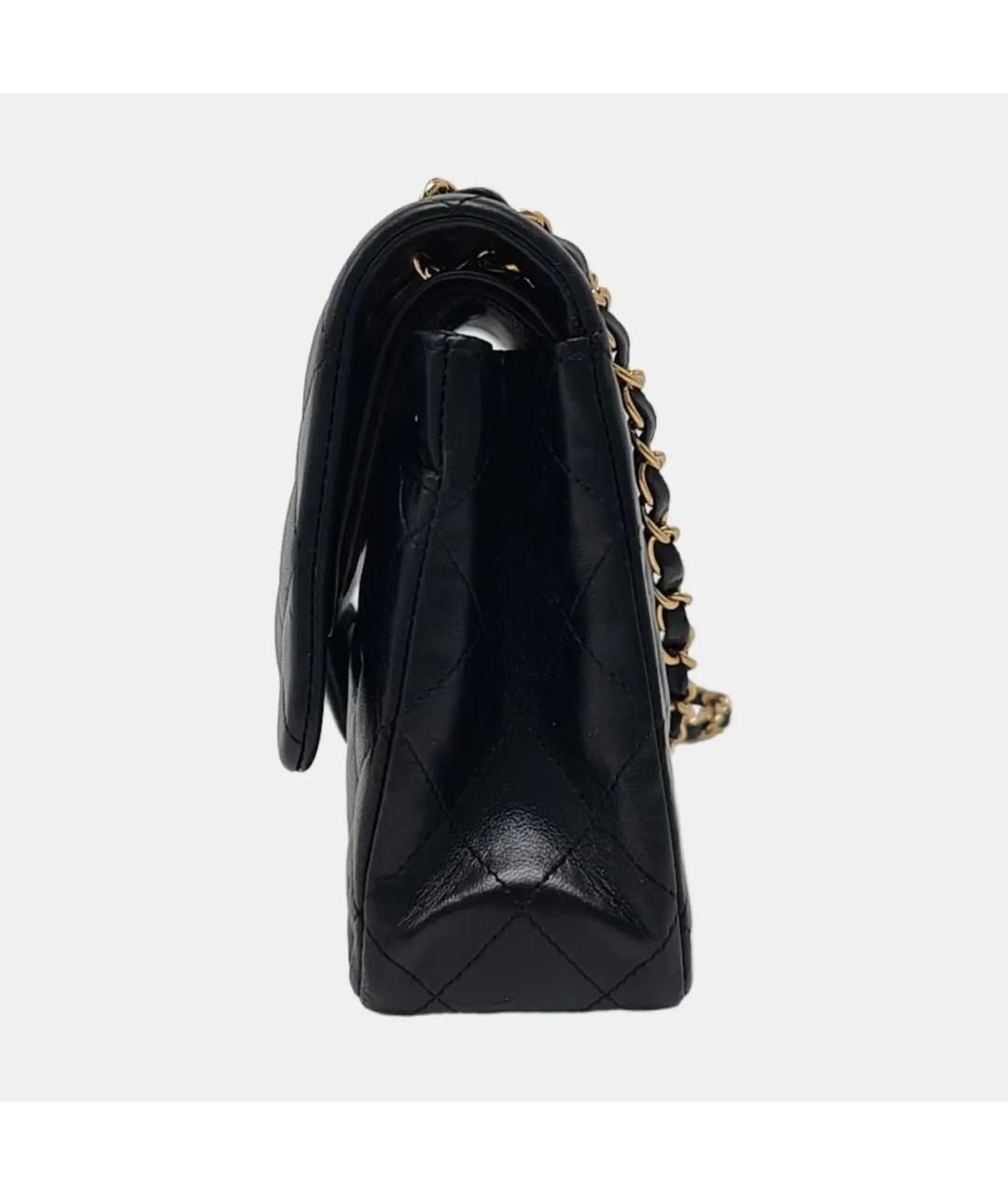 CHANEL Черная кожаная сумка через плечо, фото 2