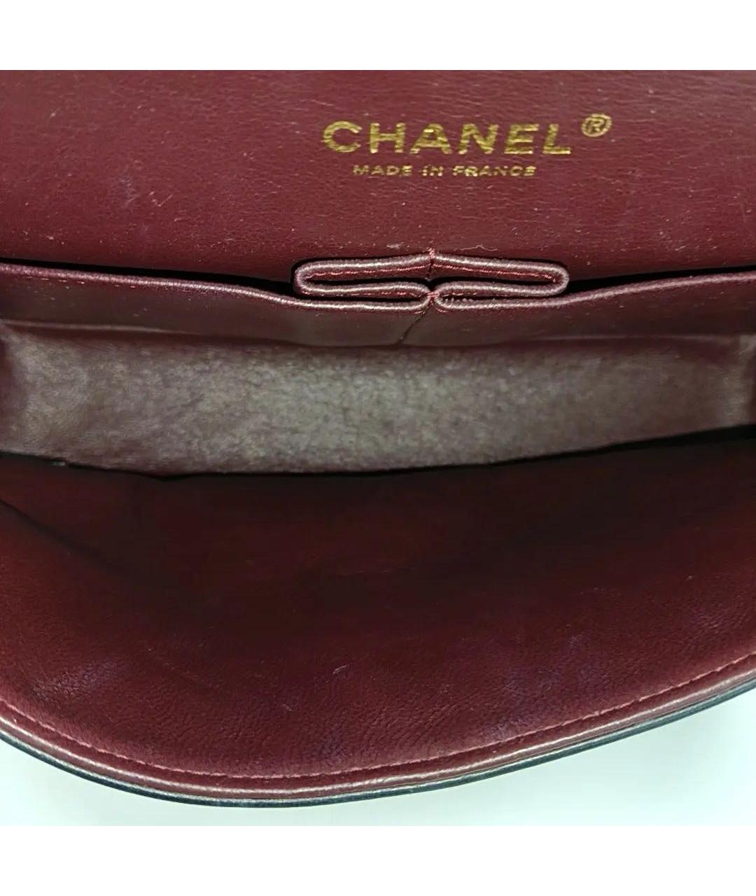 CHANEL Черная кожаная сумка через плечо, фото 6