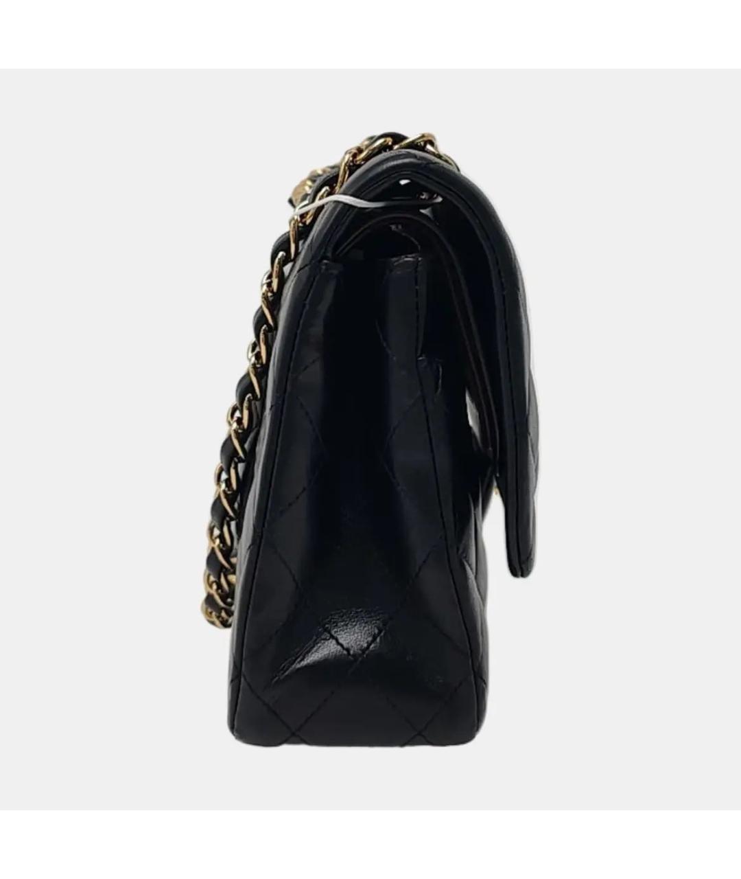 CHANEL Черная кожаная сумка через плечо, фото 3