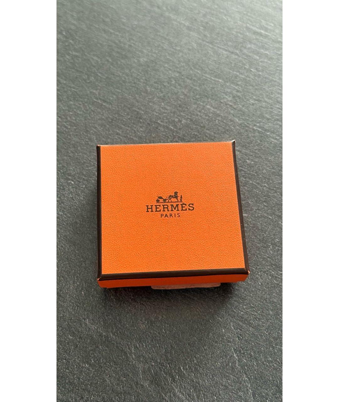 HERMES Золотая металлическая подвеска, фото 6