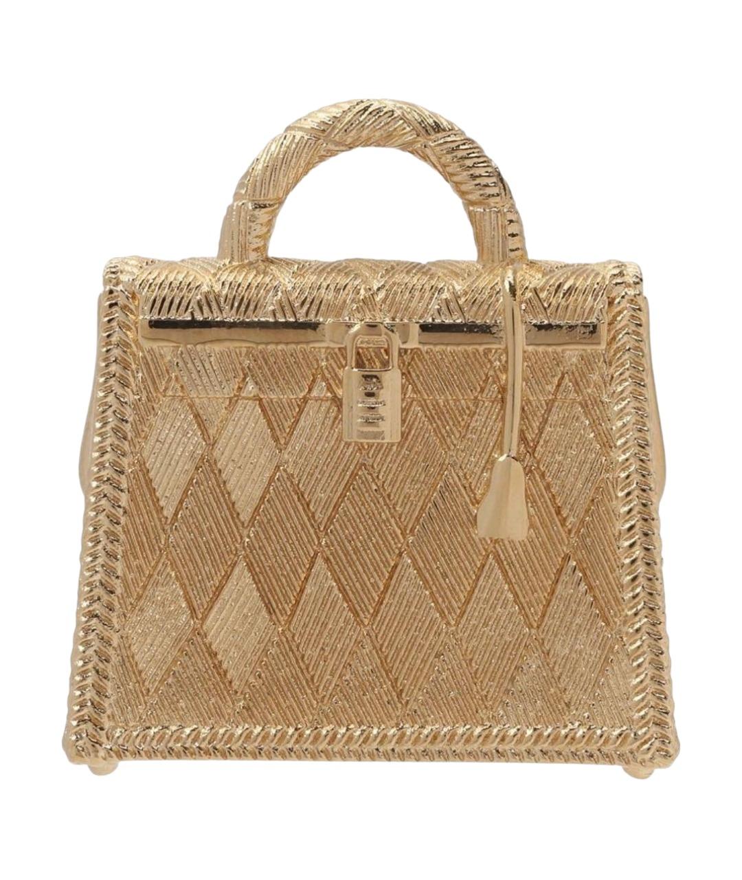 HERMES Золотая металлическая подвеска, фото 1