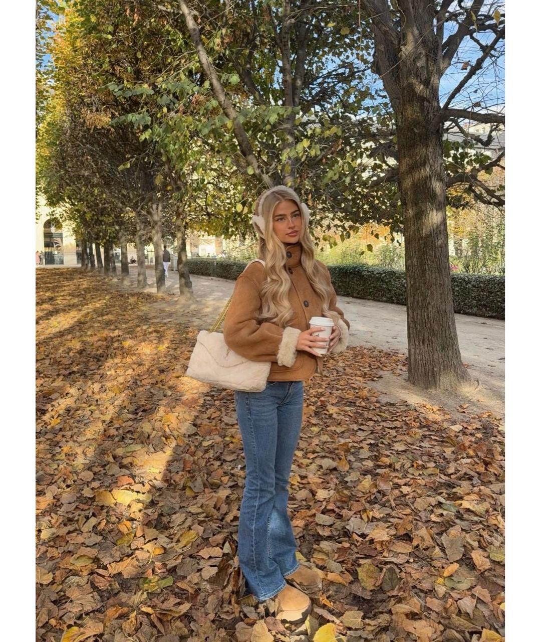 UGG AUSTRALIA Коричневые шерстяные наушники, фото 8