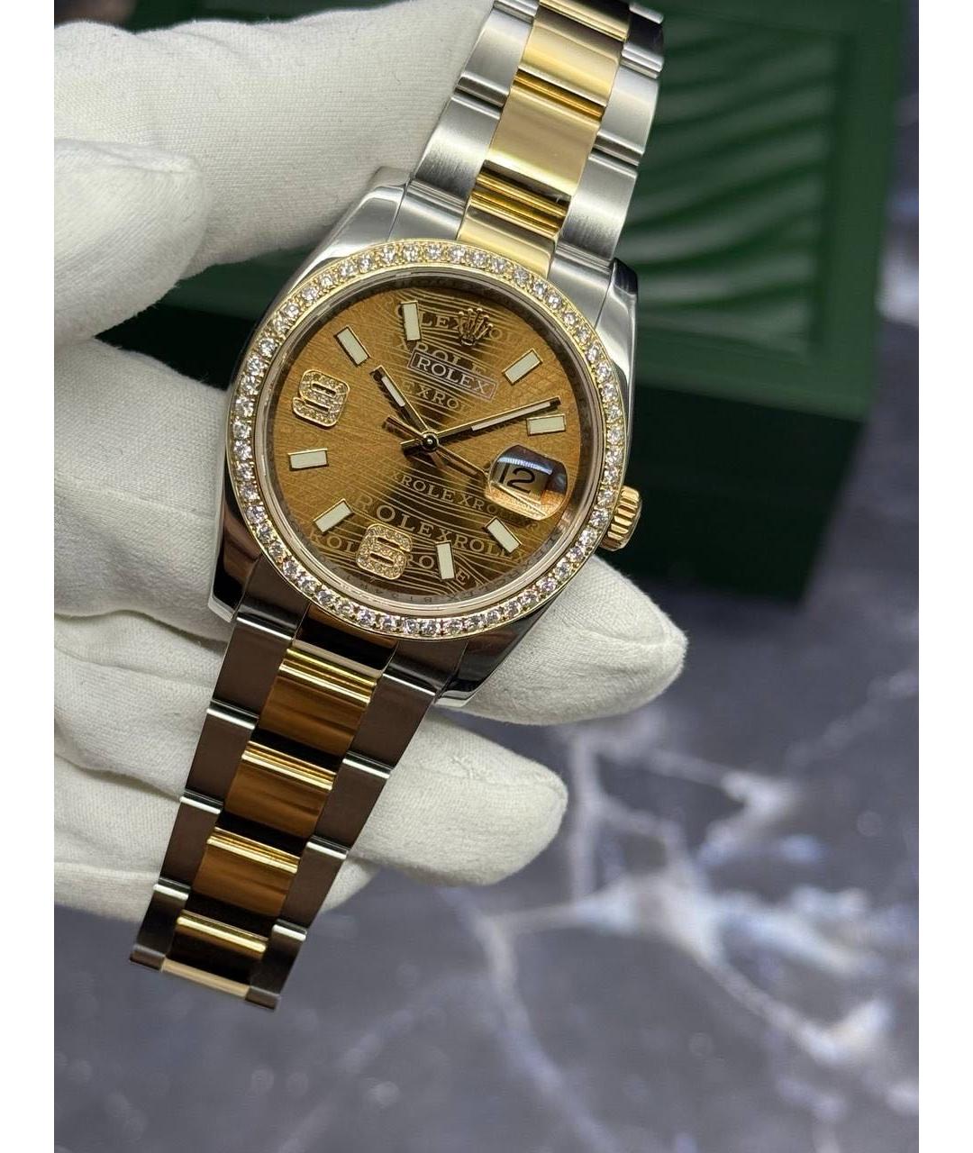 ROLEX Золотые часы, фото 2