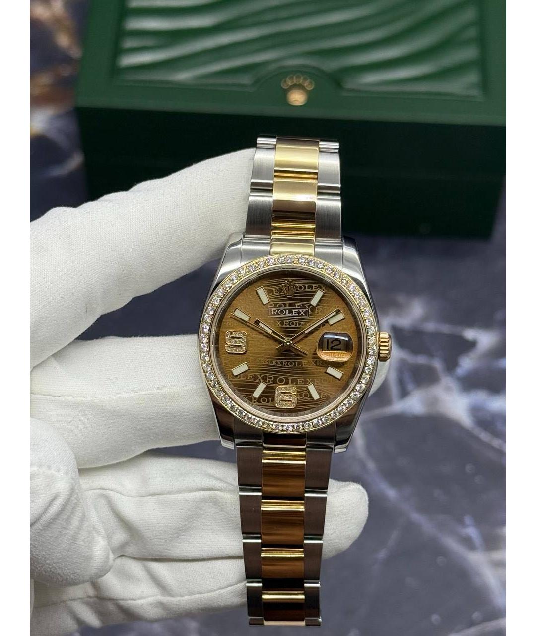 ROLEX Золотые часы, фото 5