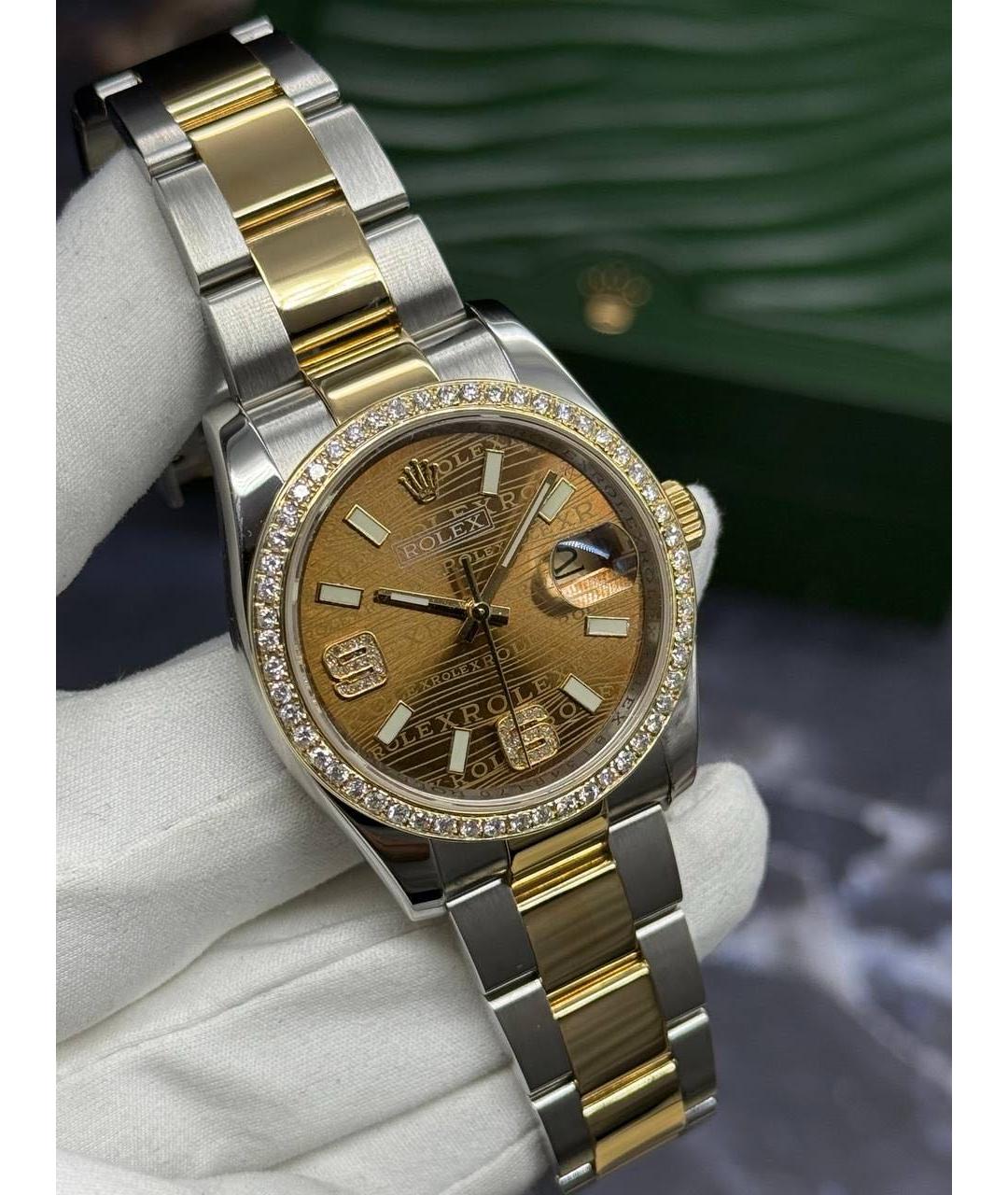 ROLEX Золотые часы, фото 6