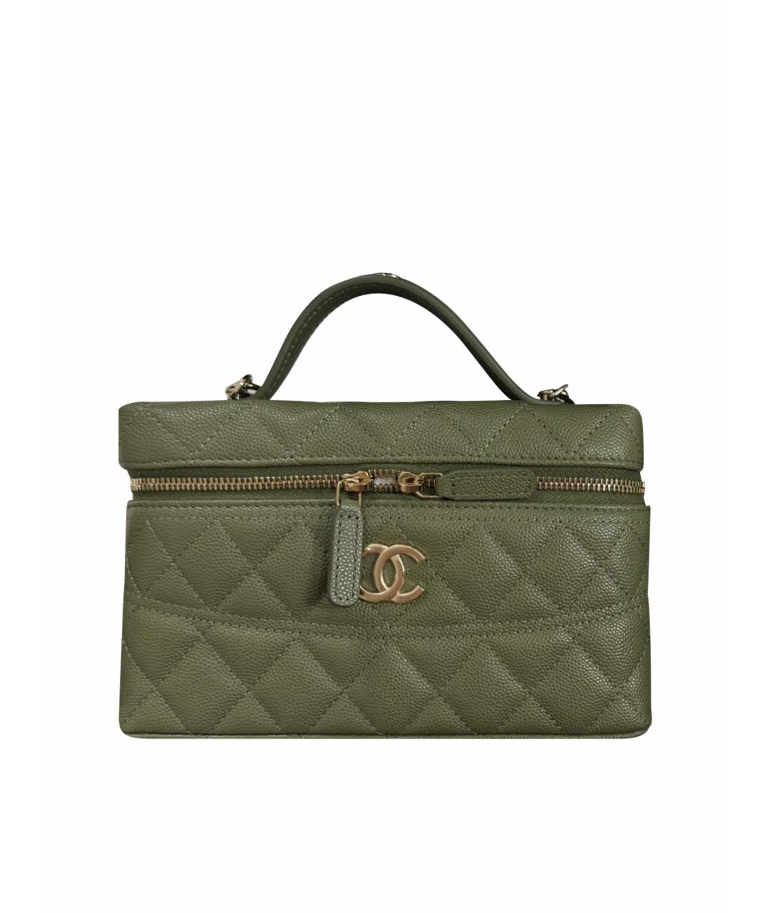 CHANEL Коричневая кожаная сумка через плечо, фото 1