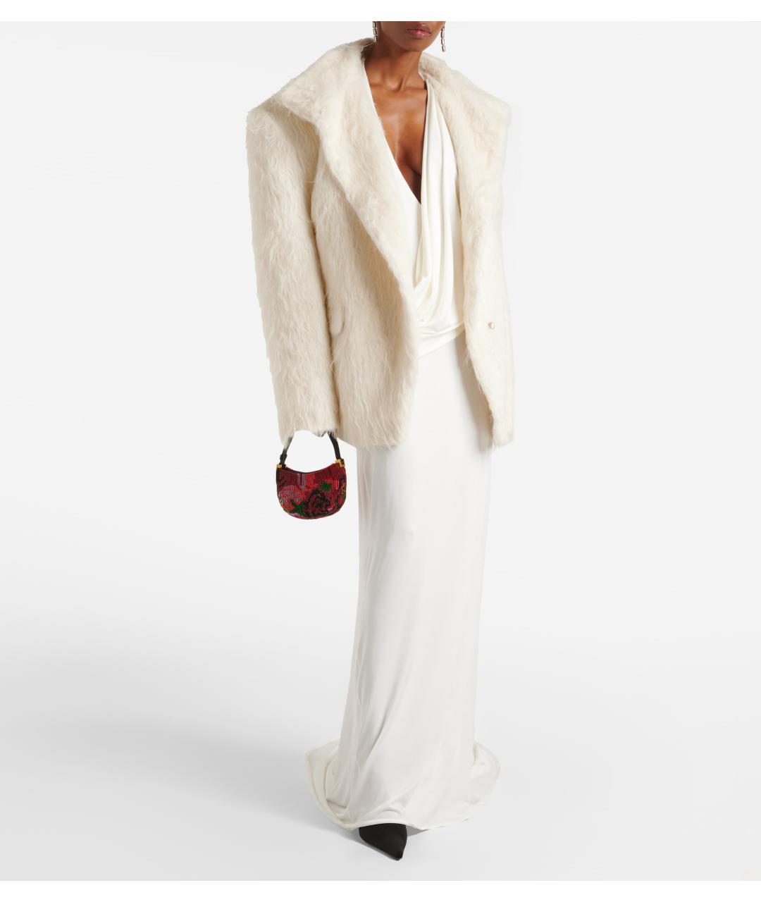 MAGDA BUTRYM Бежевый шерстяной жакет/пиджак, фото 6