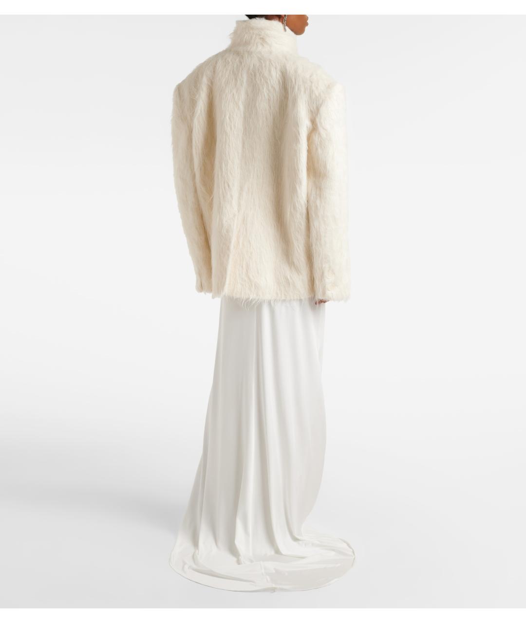 MAGDA BUTRYM Бежевый шерстяной жакет/пиджак, фото 7