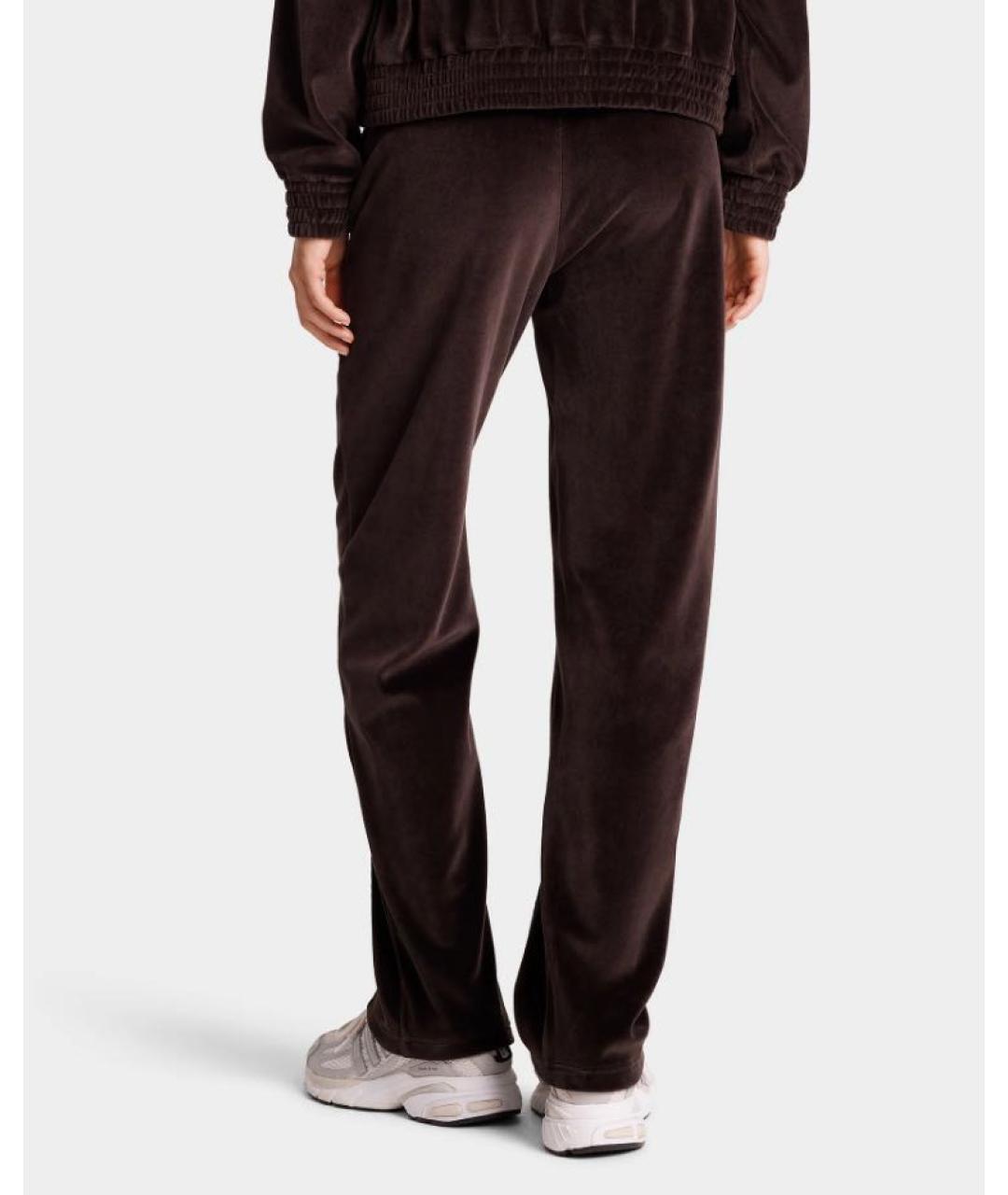 SPORTY AND RICH Коричневый велюровый спортивные костюмы, фото 6