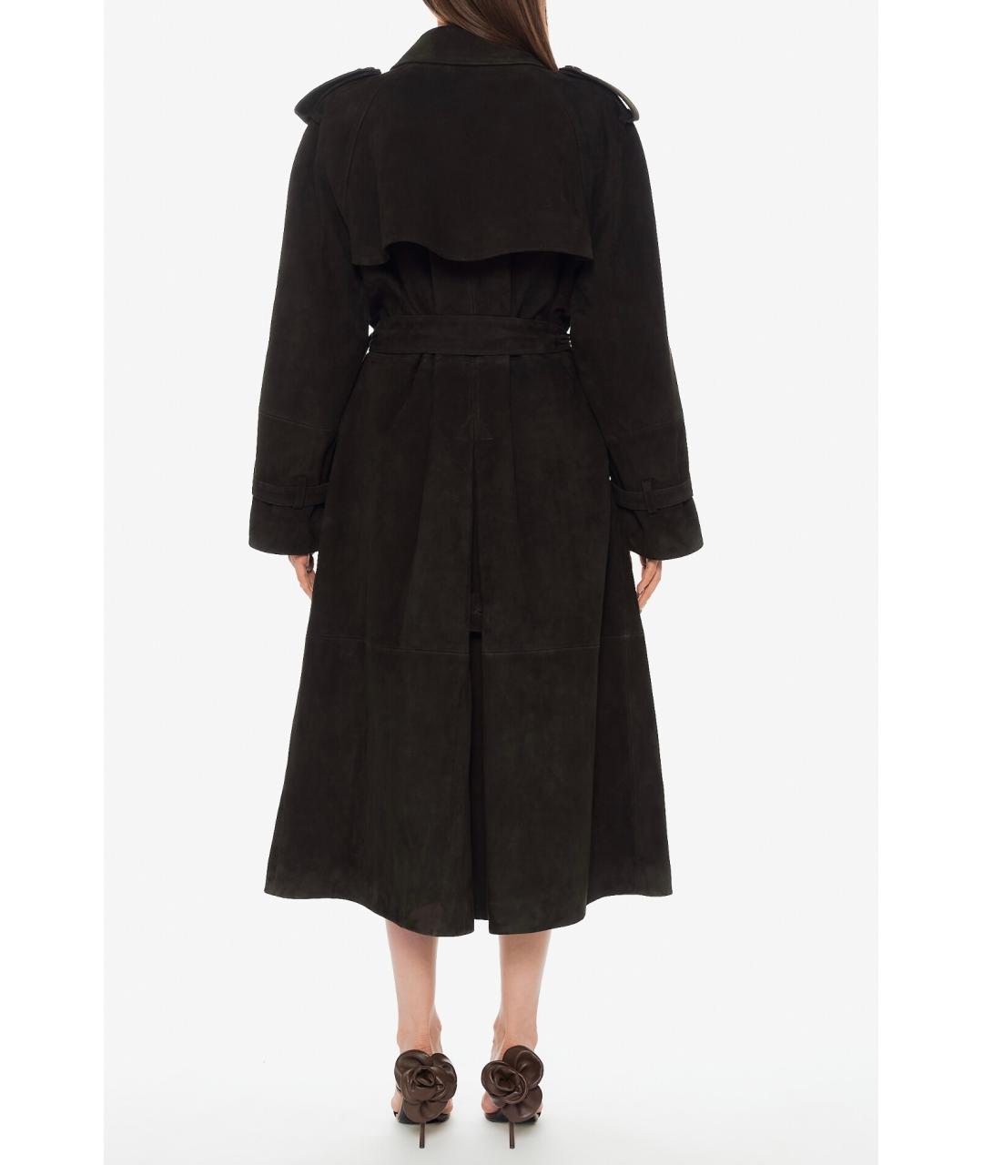 MAGDA BUTRYM Коричневое замшевое пальто, фото 8