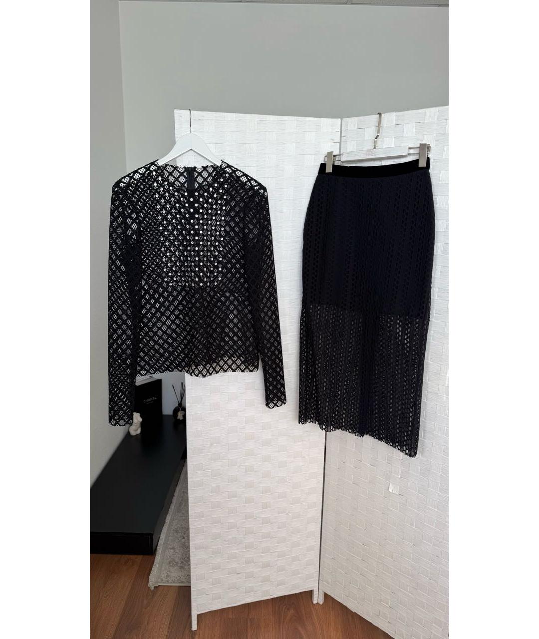 PHILOSOPHY Черный полиэстеровый костюм с юбками, фото 5