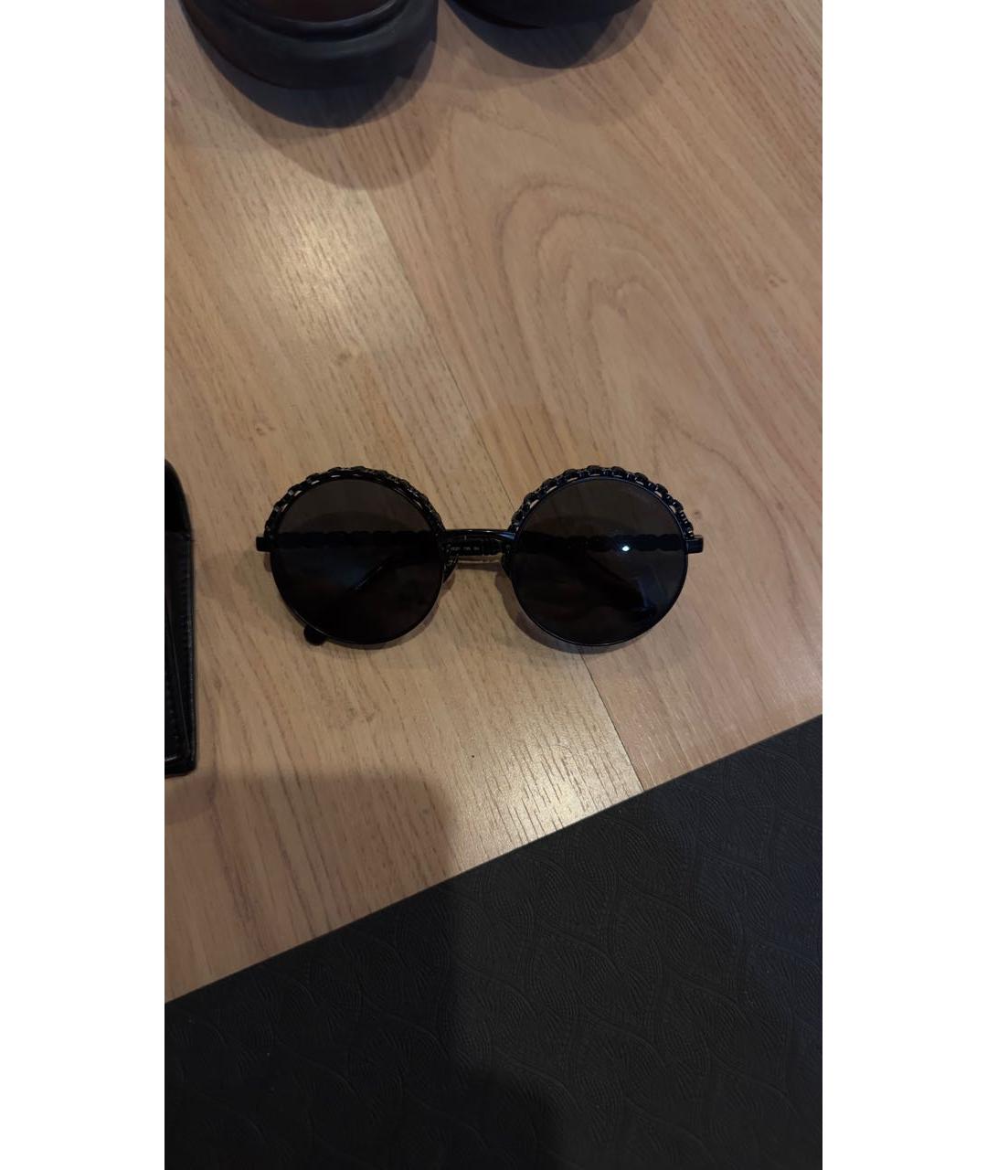 CHANEL Черные солнцезащитные очки, фото 5