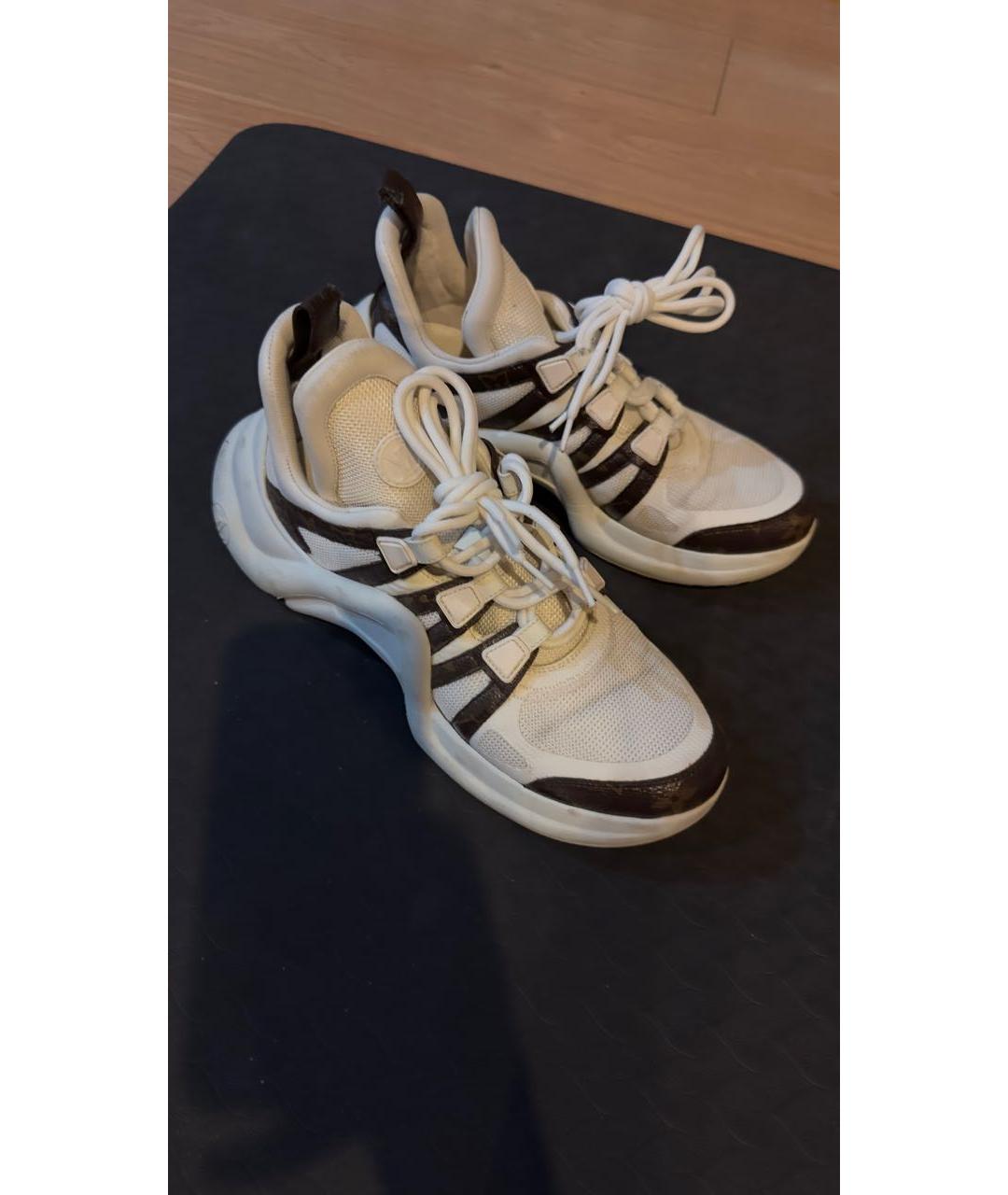 LOUIS VUITTON Белые кроссовки, фото 2