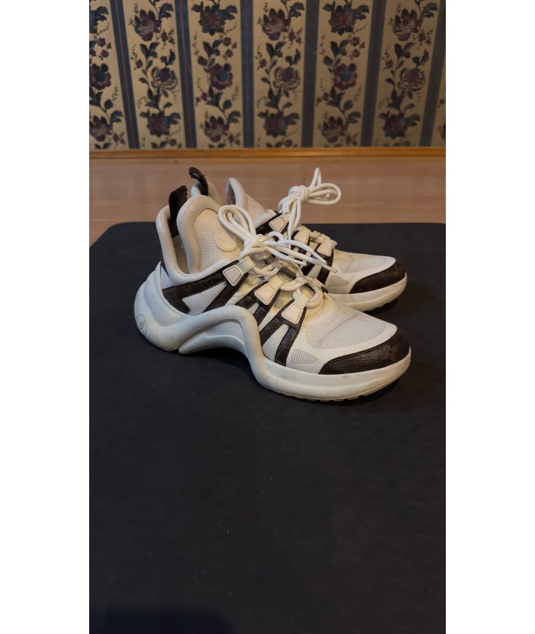 LOUIS VUITTON Белые кроссовки, фото 5