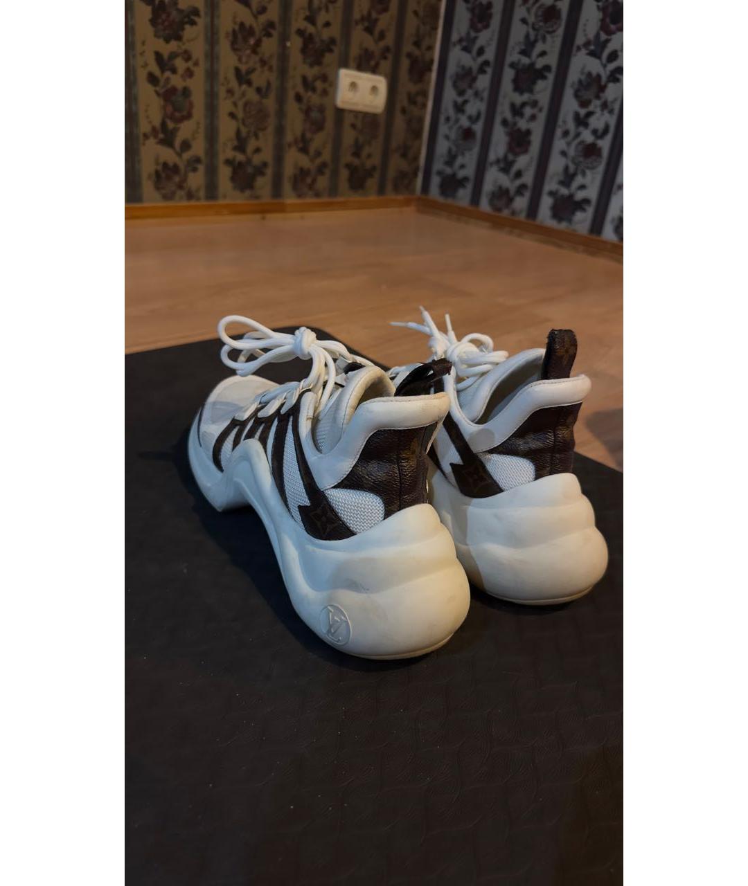 LOUIS VUITTON Белые кроссовки, фото 3