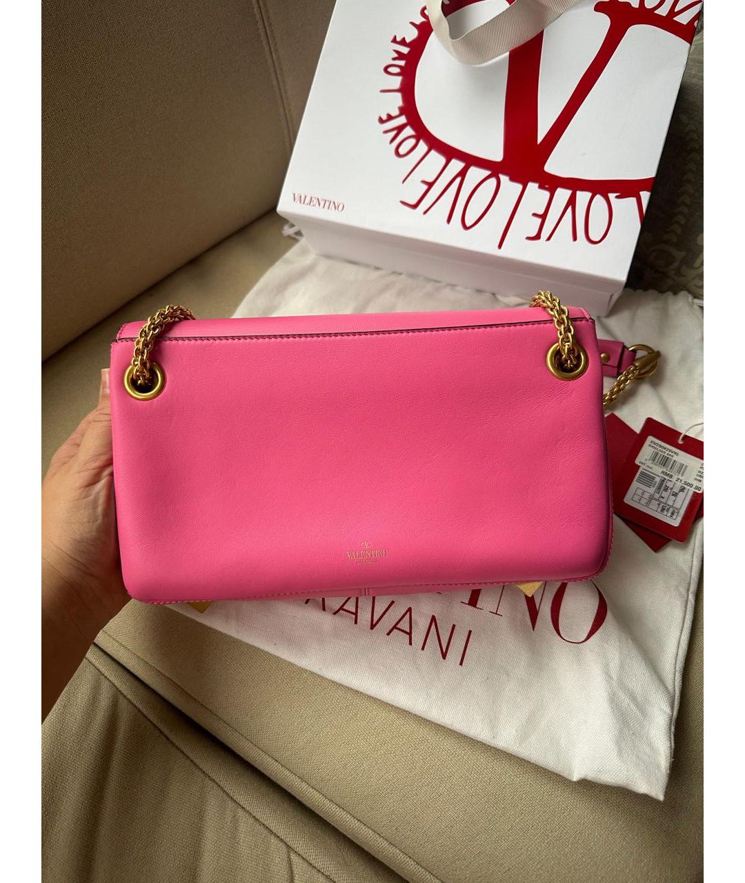 VALENTINO Кожаная сумка через плечо, фото 2