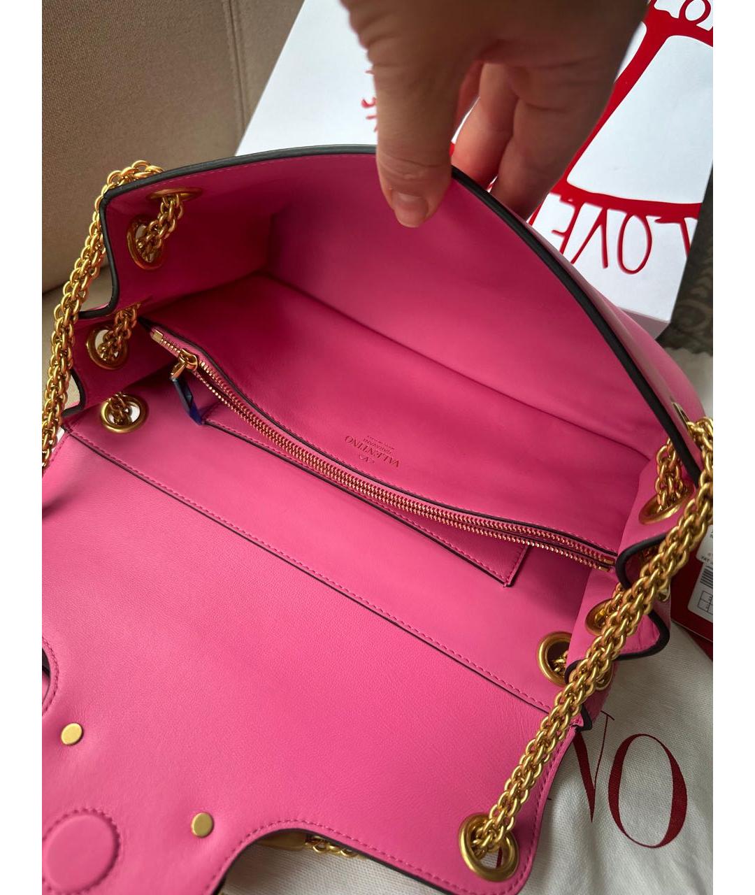 VALENTINO Кожаная сумка через плечо, фото 4