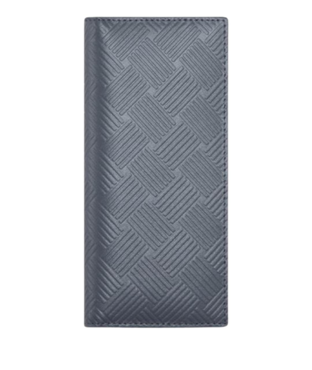 BOTTEGA VENETA Серый кожаный кошелек, фото 1