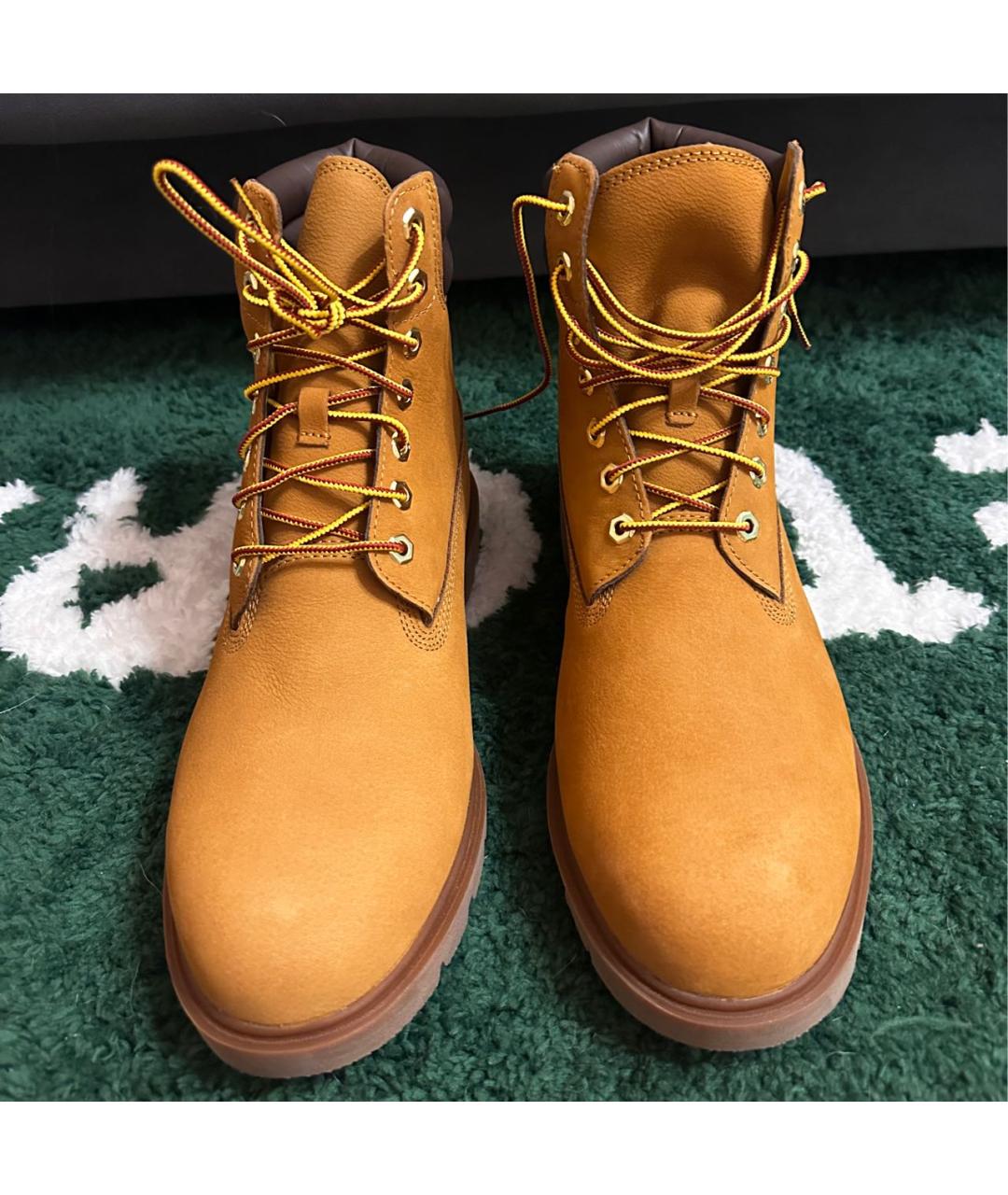 TIMBERLAND Горчичные нубуковые высокие ботинки, фото 2