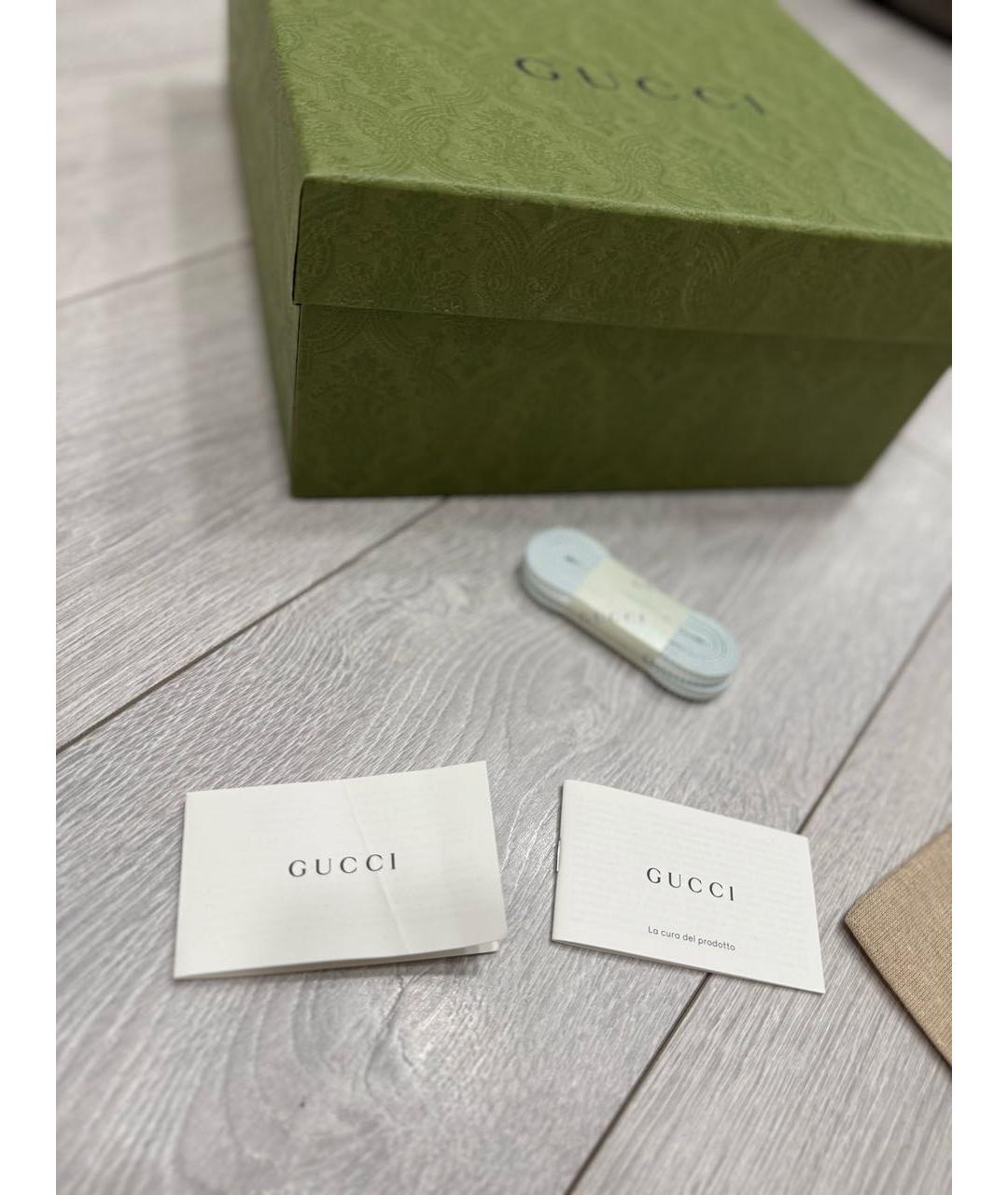 GUCCI Белые высокие кроссовки / кеды, фото 8