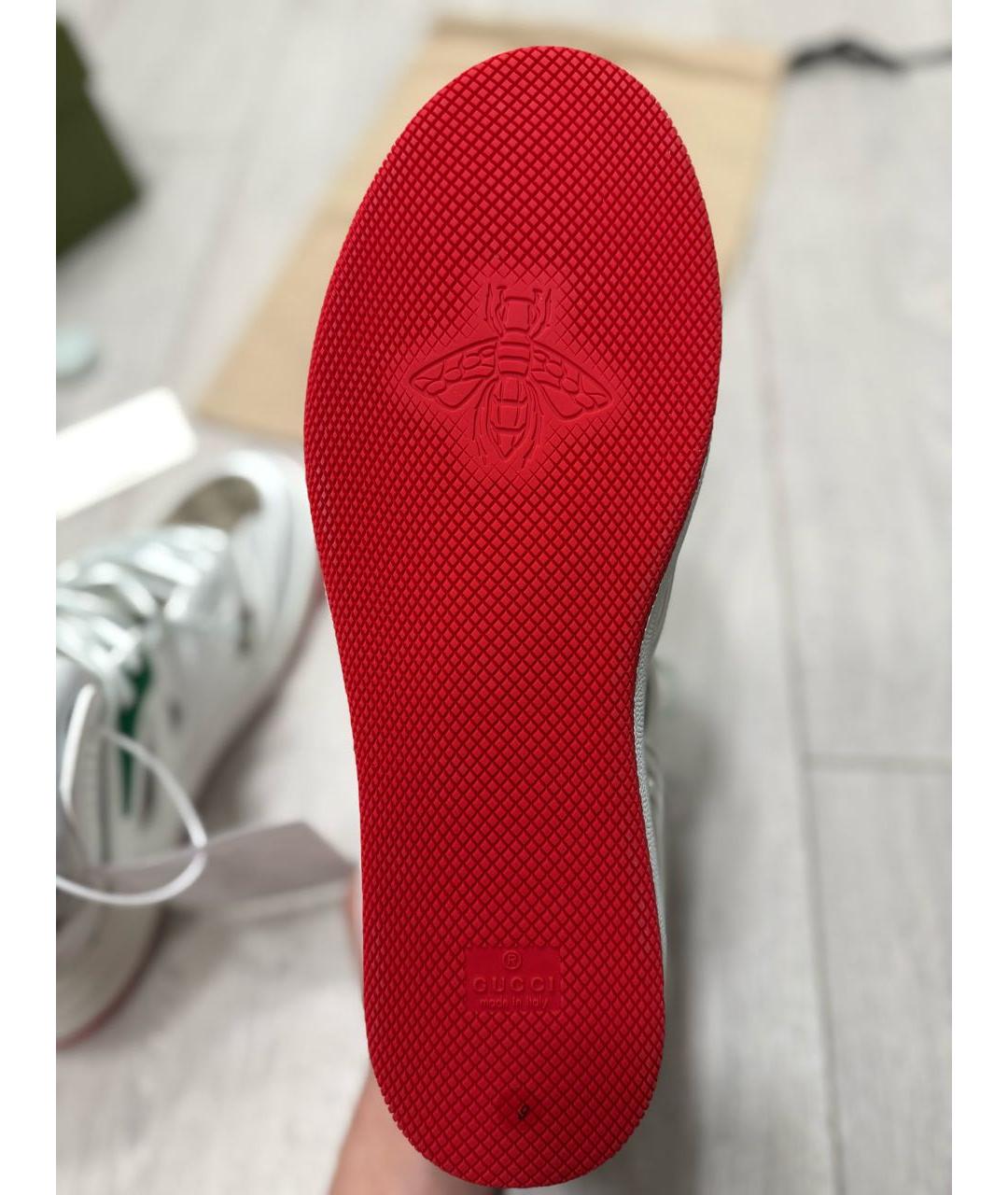 GUCCI Белые высокие кроссовки / кеды, фото 5