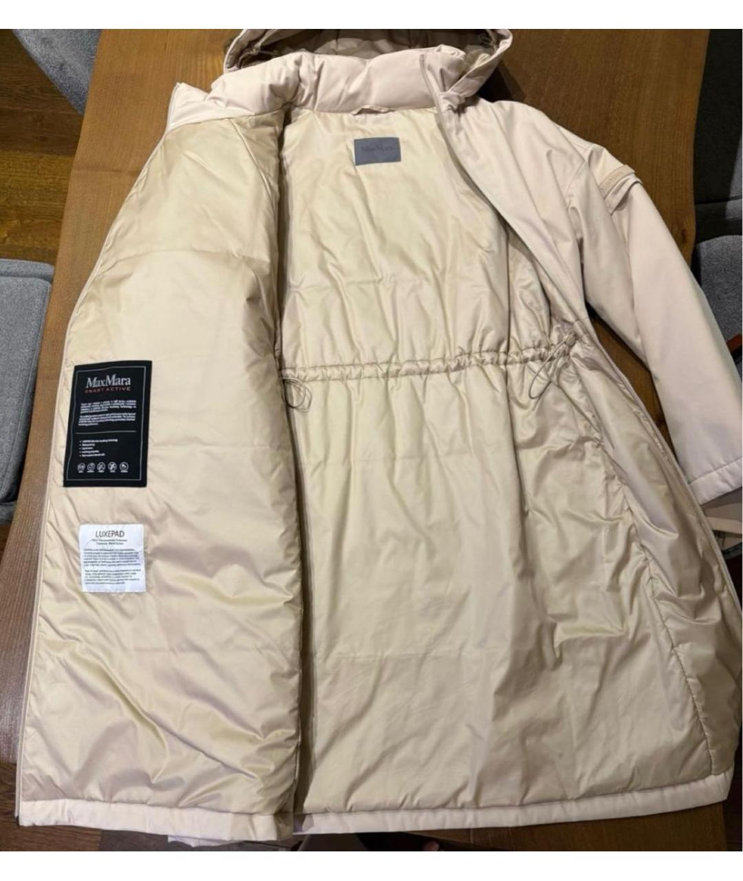 MAX MARA Бежевая кашемировая куртка, фото 3