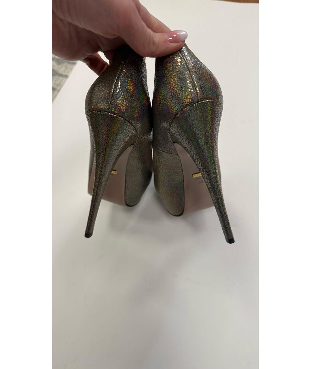 GUCCI Мульти кожаные туфли, фото 4