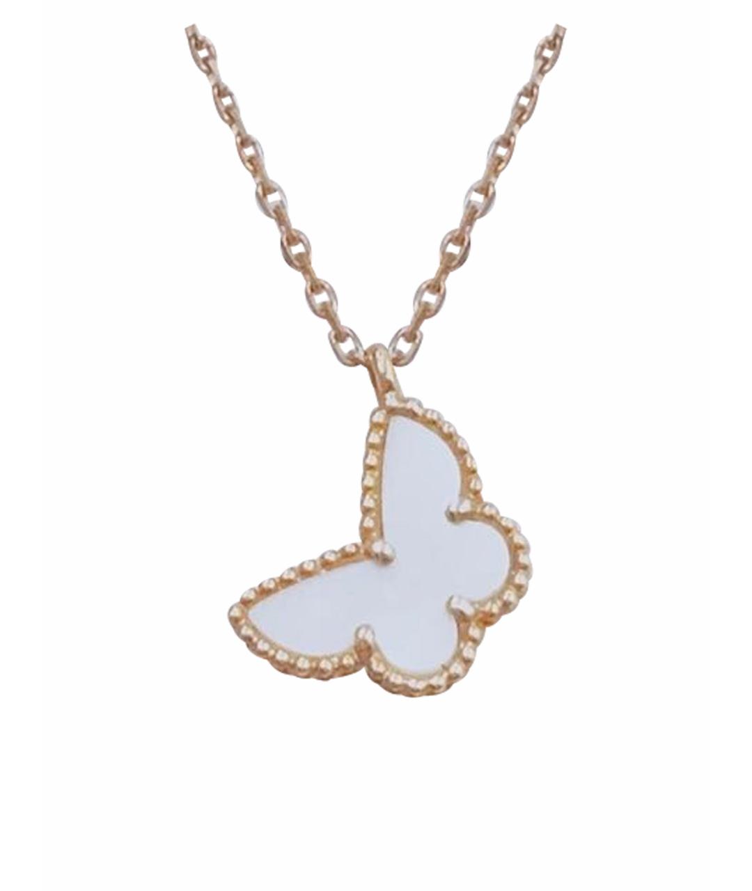 VAN CLEEF & ARPELS Белое колье из желтого золота, фото 1