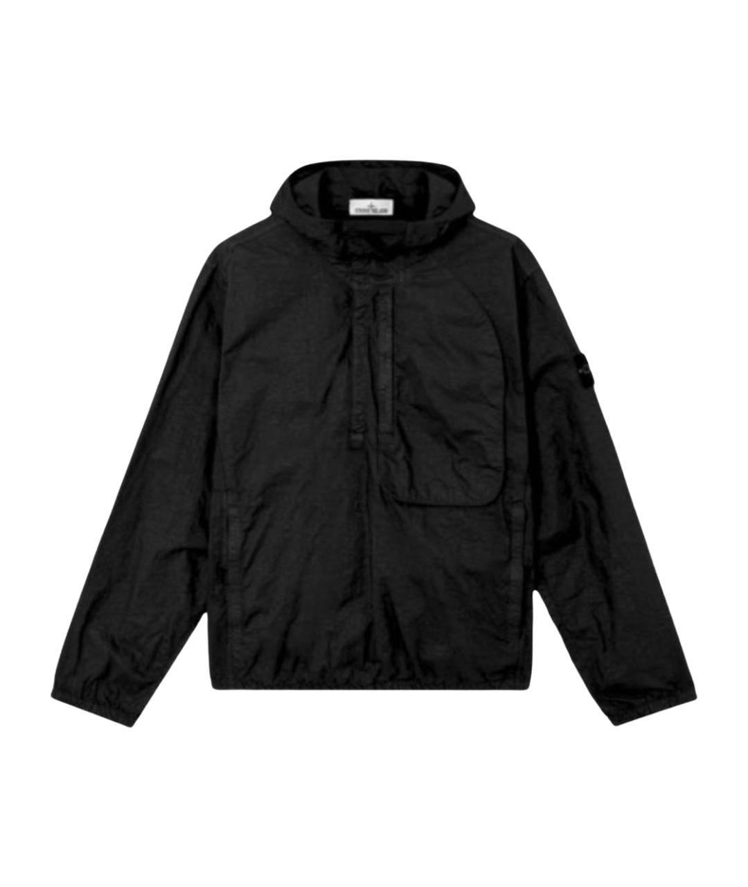 STONE ISLAND Черная полиамидовая куртка, фото 1