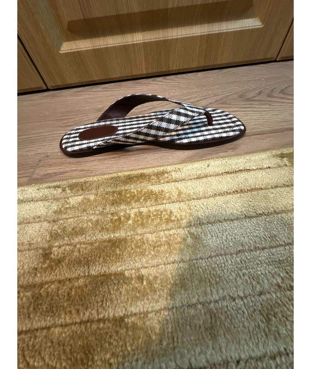 STAUD Мульти текстильные шлепанцы, фото 7