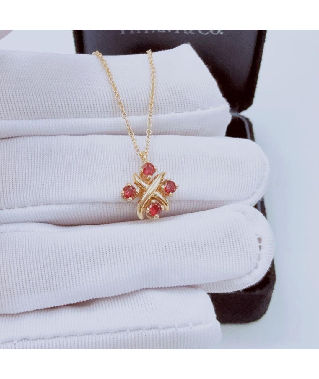 TIFFANY&CO Желтое колье из желтого золота, фото 4