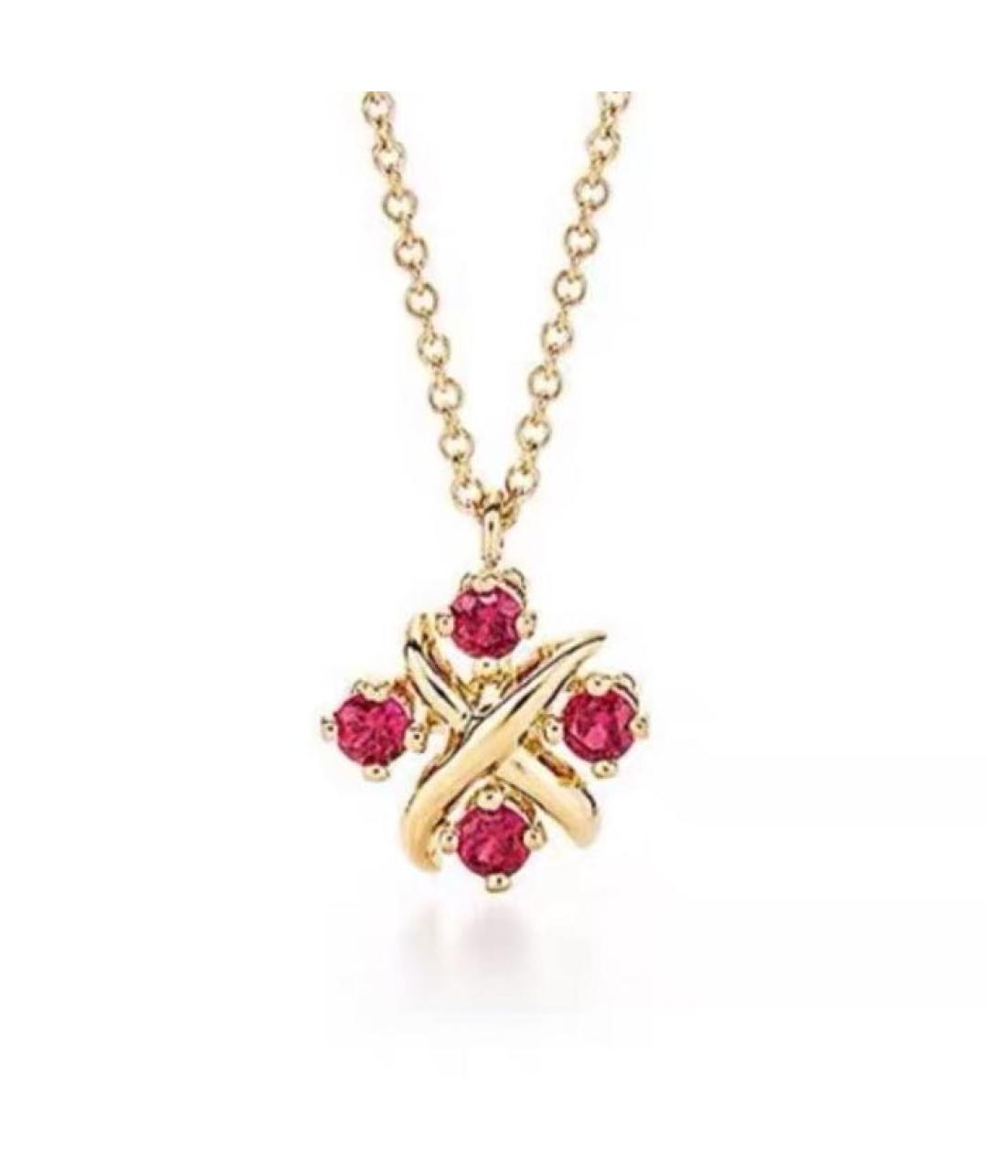 TIFFANY&CO Желтое колье из желтого золота, фото 8