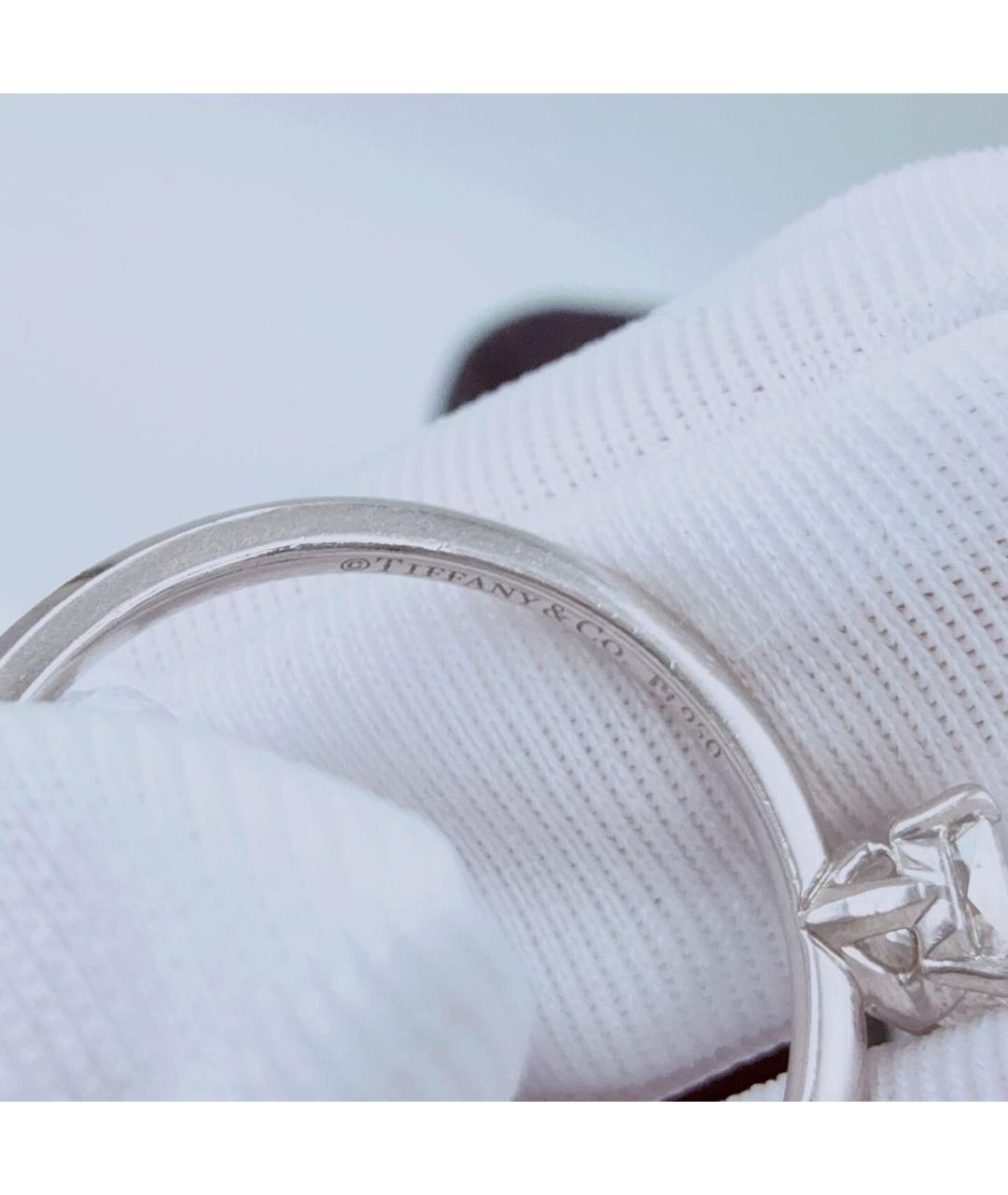 TIFFANY&CO Белое платиновое кольцо, фото 6