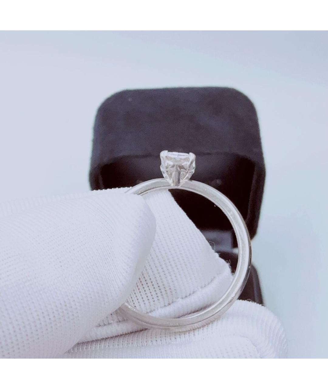 TIFFANY&CO Белое платиновое кольцо, фото 5