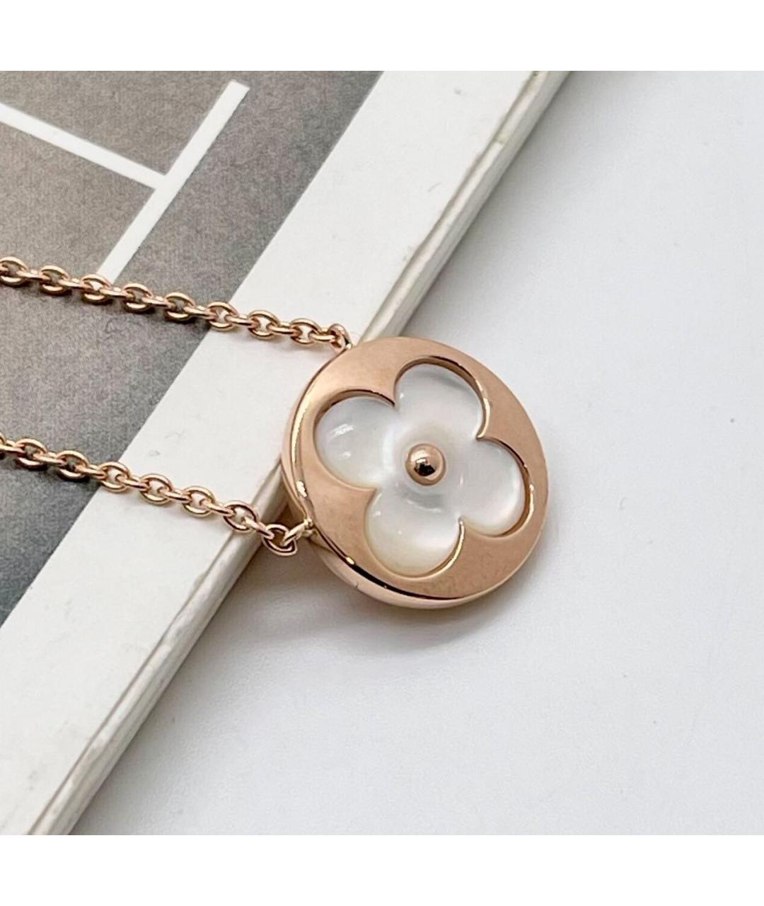LOUIS VUITTON Белое колье из розового золота, фото 5