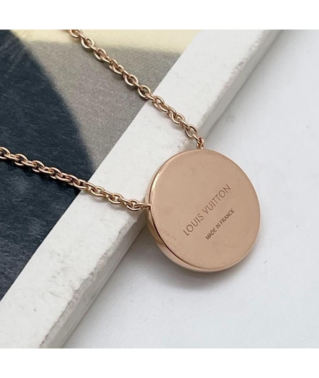 LOUIS VUITTON Белое колье из розового золота, фото 3