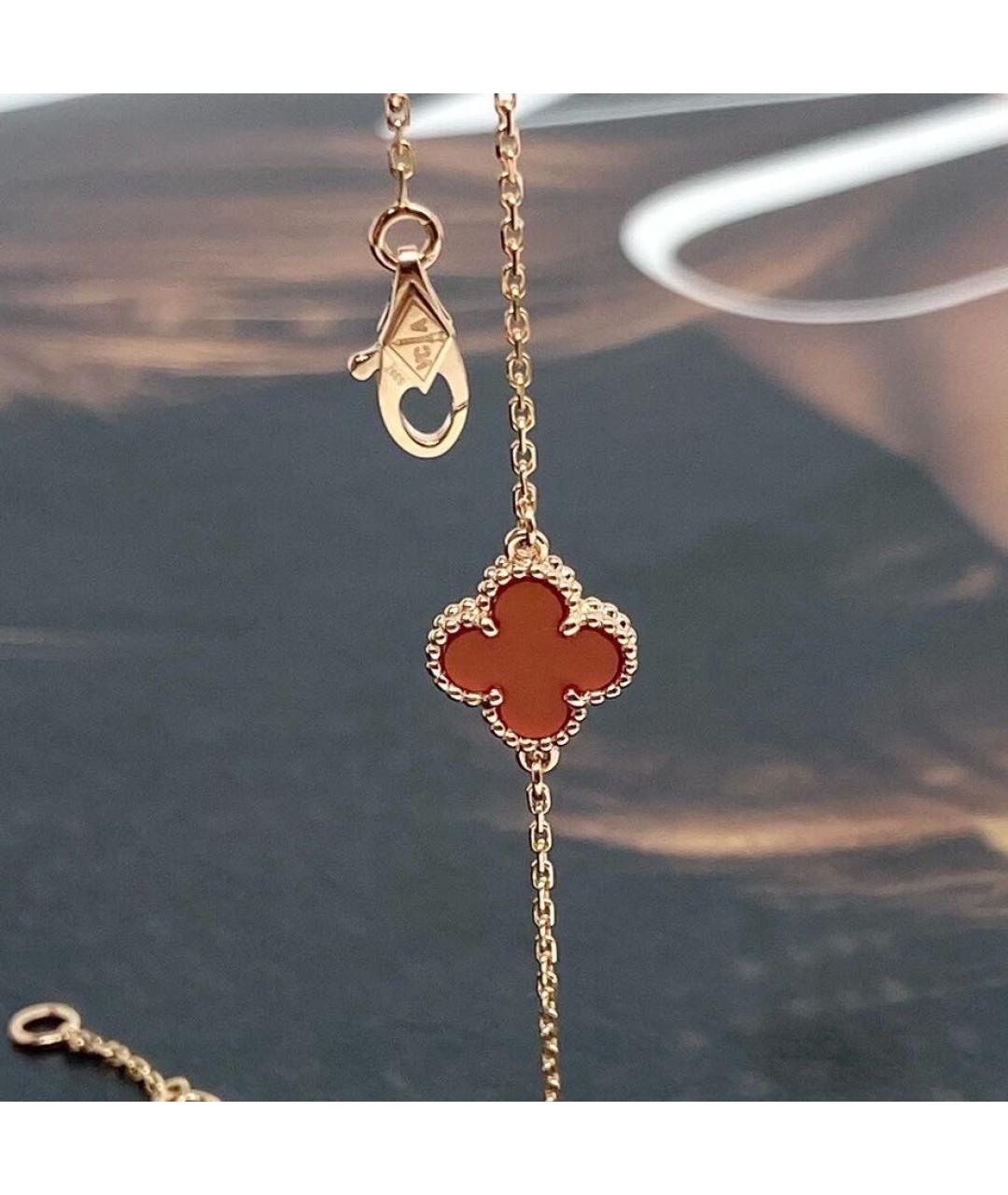 VAN CLEEF & ARPELS Красный браслет из розового золота, фото 4