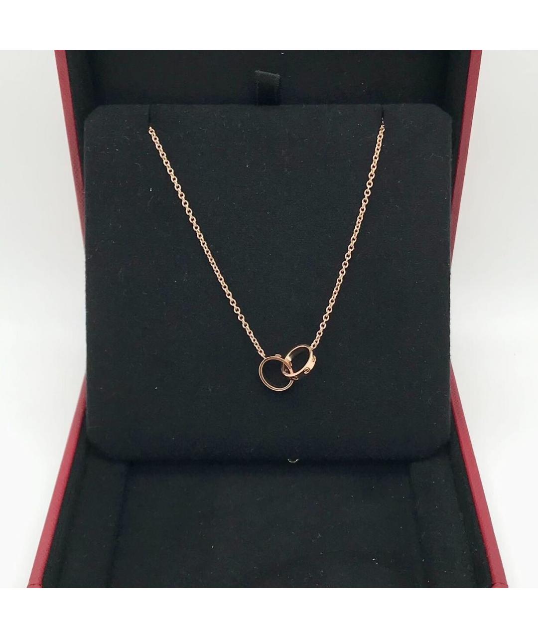 CARTIER Розовое колье из розового золота, фото 2