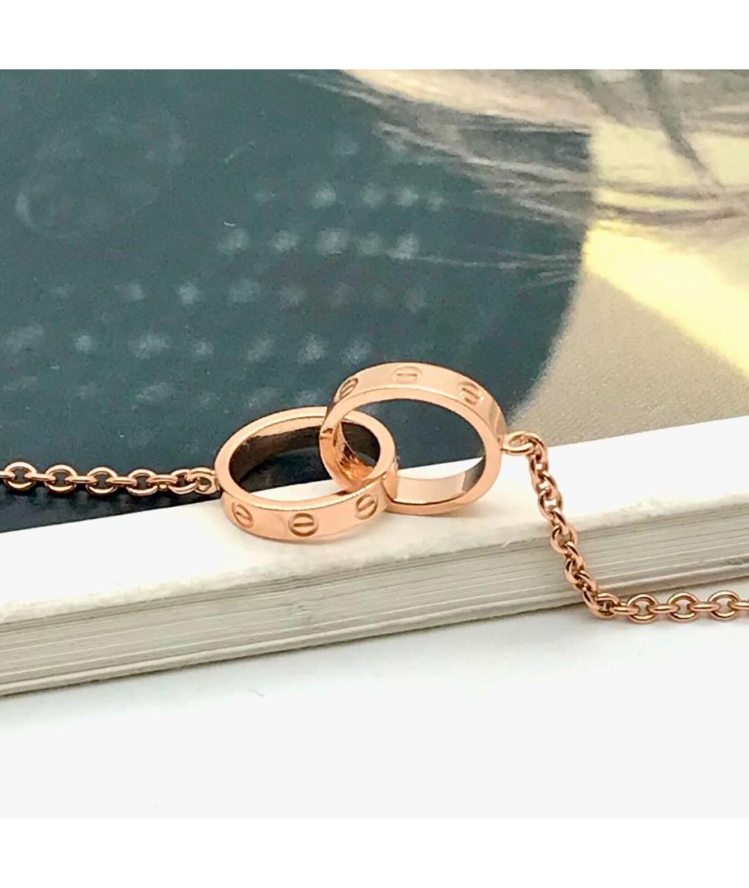 CARTIER Розовое колье из розового золота, фото 5