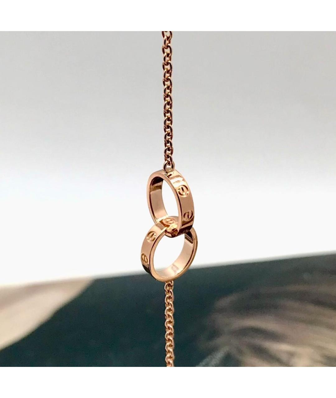 CARTIER Розовое колье из розового золота, фото 3