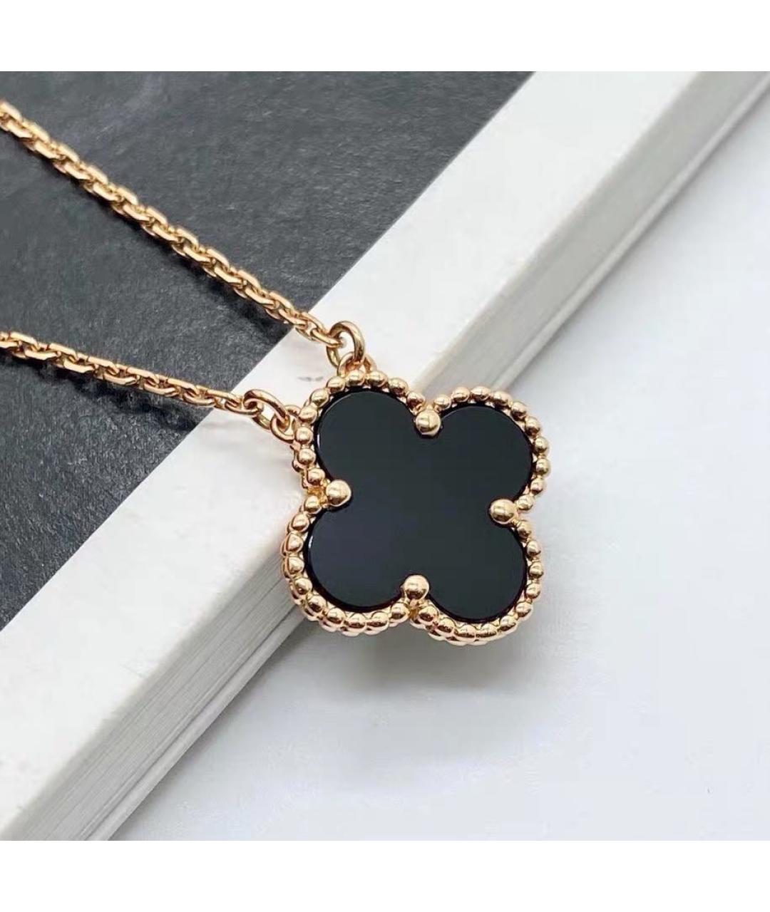 VAN CLEEF & ARPELS Черное колье из желтого золота, фото 6