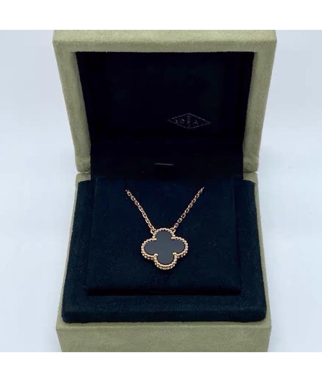 VAN CLEEF & ARPELS Черное колье из желтого золота, фото 2