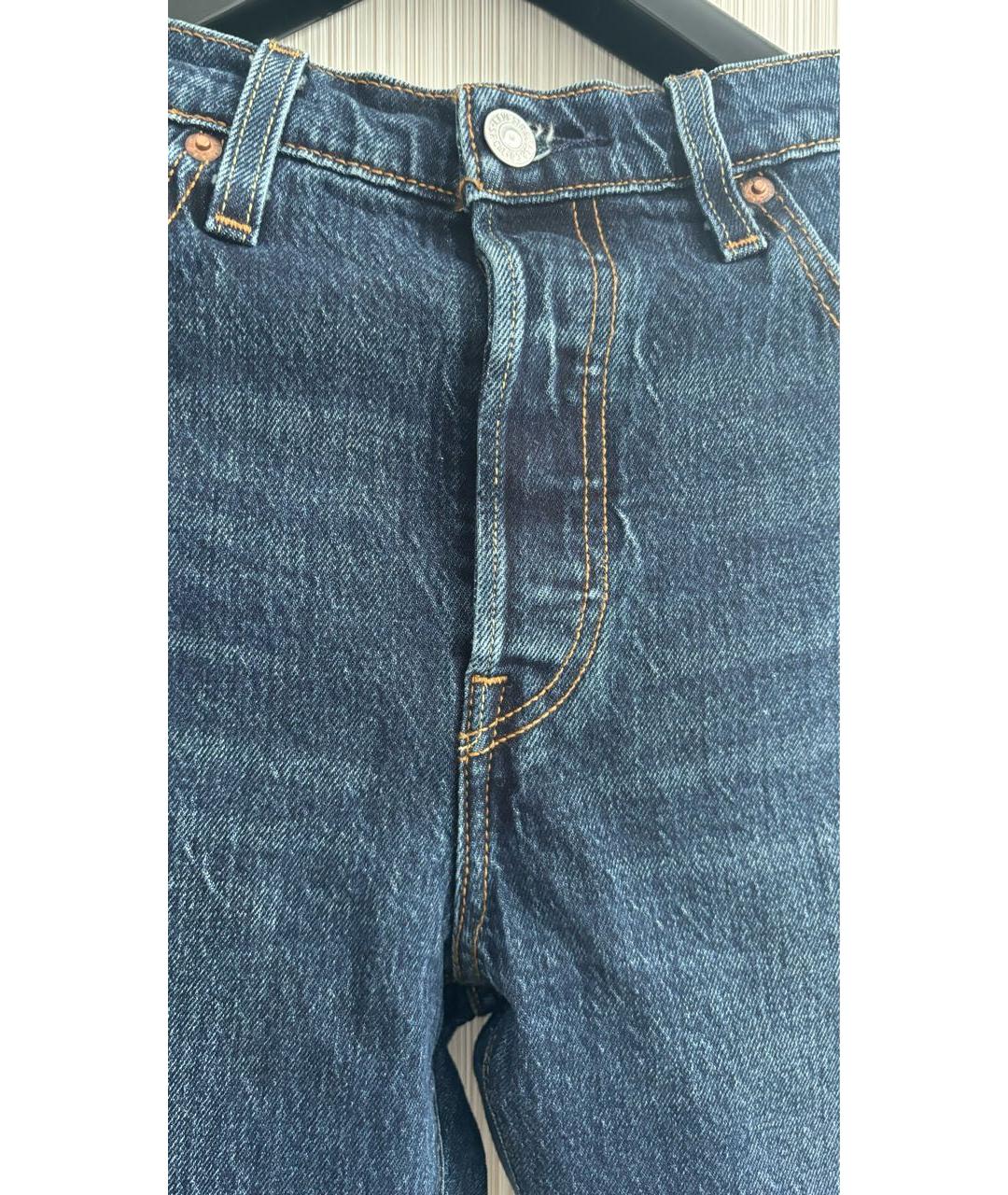 LEVI'S Синие хлопковые джинсы слим, фото 2