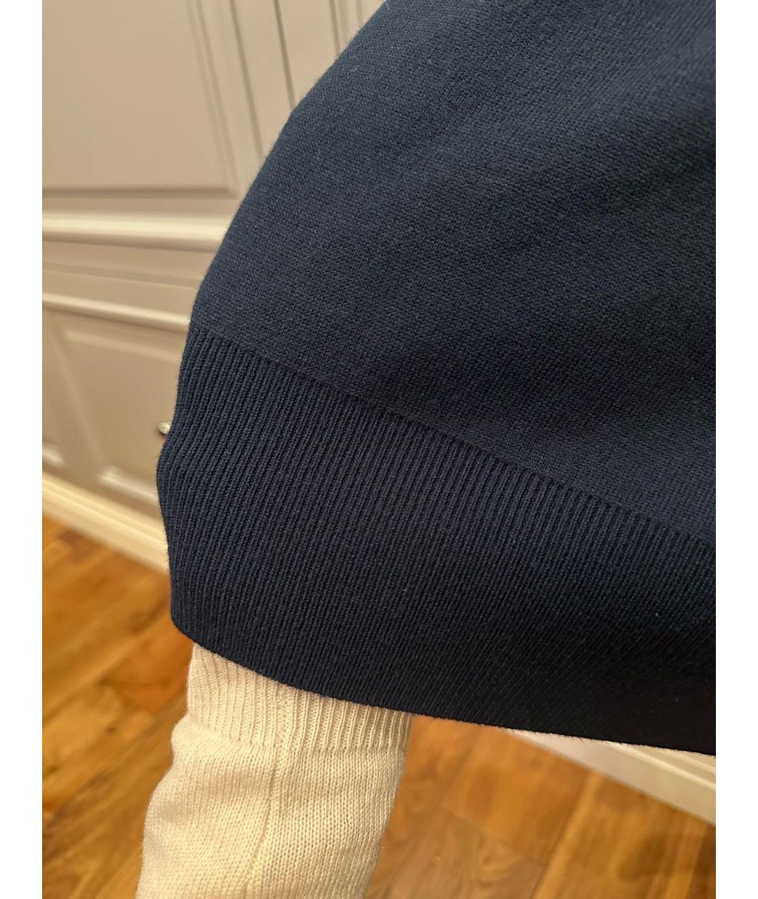 SANDRO Темно-синий джемпер / свитер, фото 4
