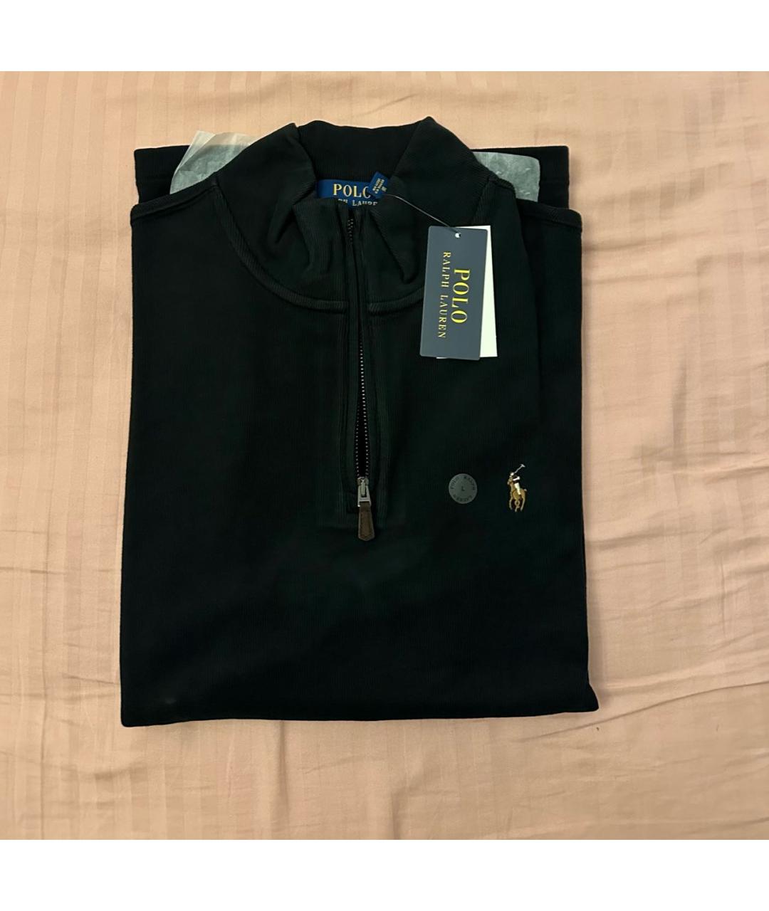 POLO RALPH LAUREN Черный хлопковый джемпер / свитер, фото 3